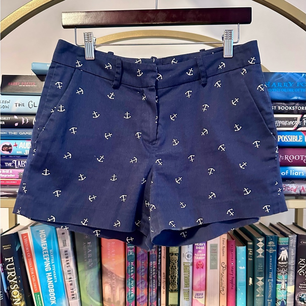 Valerie Bertinelli Navy Anchor Print Shorts ⚓️💙